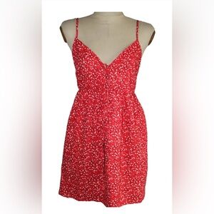 Wild Fable Red Floral Mini Dress